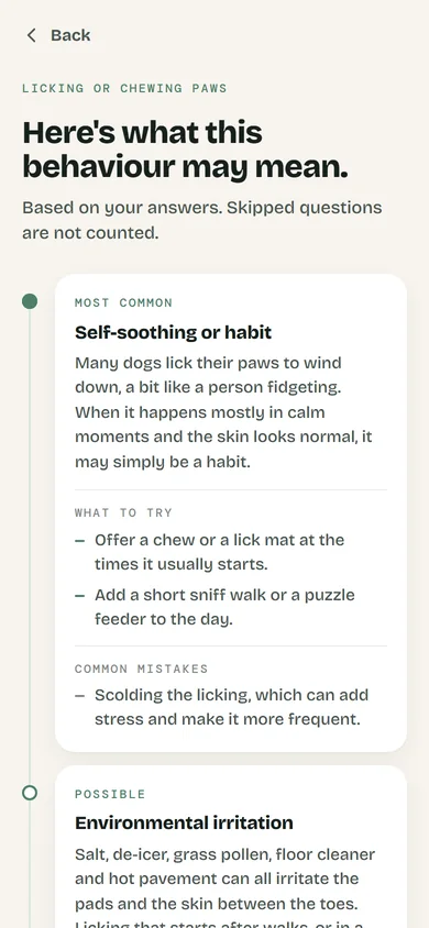 Here's what this behaviour may mean